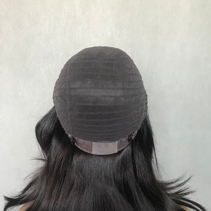Auspiciouswig Human Hair Wig Silk Skin Top Cancer Wig Silicone PU Medical Wig