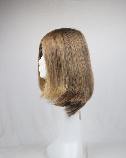Auspiciouswig Kosher Sheitel Wigs European Virgin Human Hair Silk Skin Top Jewish Wigs