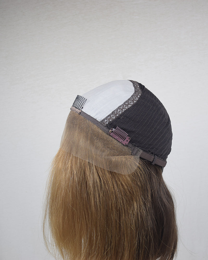Auspiciouswig Kosher Sheitel Wigs European Virgin Human Hair Silk Skin Top Jewish Wigs