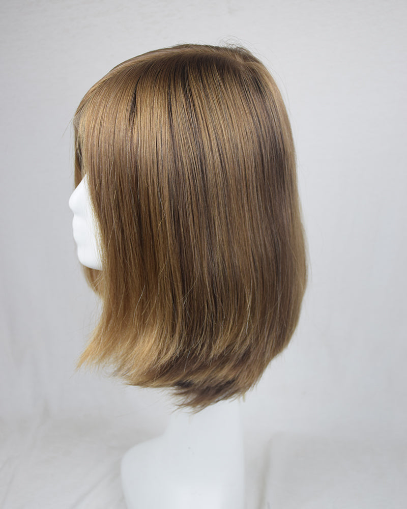 Auspiciouswig Kosher Sheitel Wigs European Virgin Human Hair Silk Skin Top Jewish Wigs