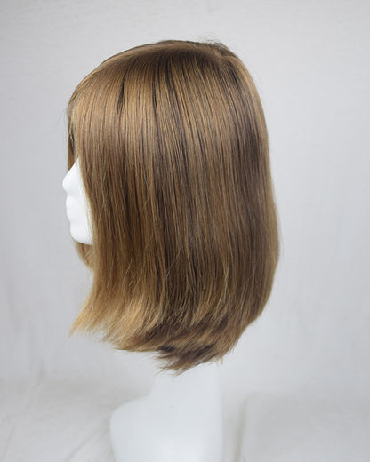 Auspiciouswig Kosher Sheitel Wigs European Virgin Human Hair Silk Skin Top Jewish Wigs