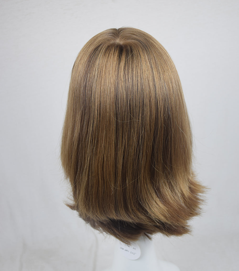 Auspiciouswig Kosher Sheitel Wigs European Virgin Human Hair Silk Skin Top Jewish Wigs