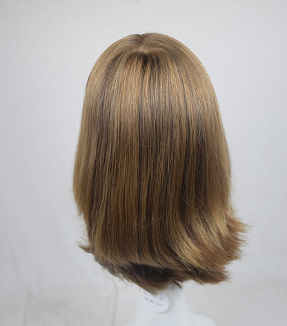 Auspiciouswig Kosher Sheitel Wigs European Virgin Human Hair Silk Skin Top Jewish Wigs