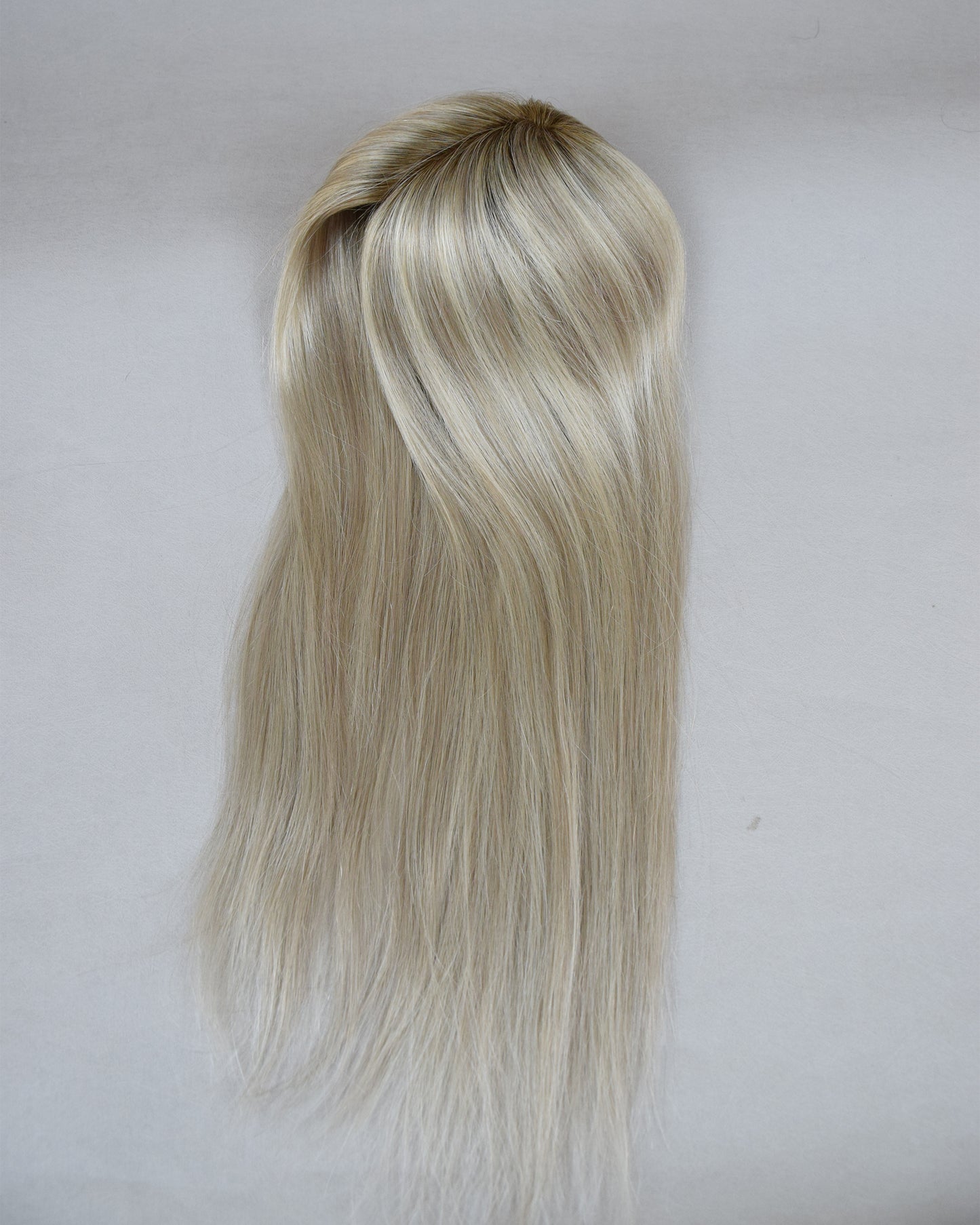 Auspiciouswig Breathable Fishnet Mesh Integration Hairsystem 14x15cm Fishnet Silk Skin Base Center Mesh Integrated Topper For Women Hair Volume