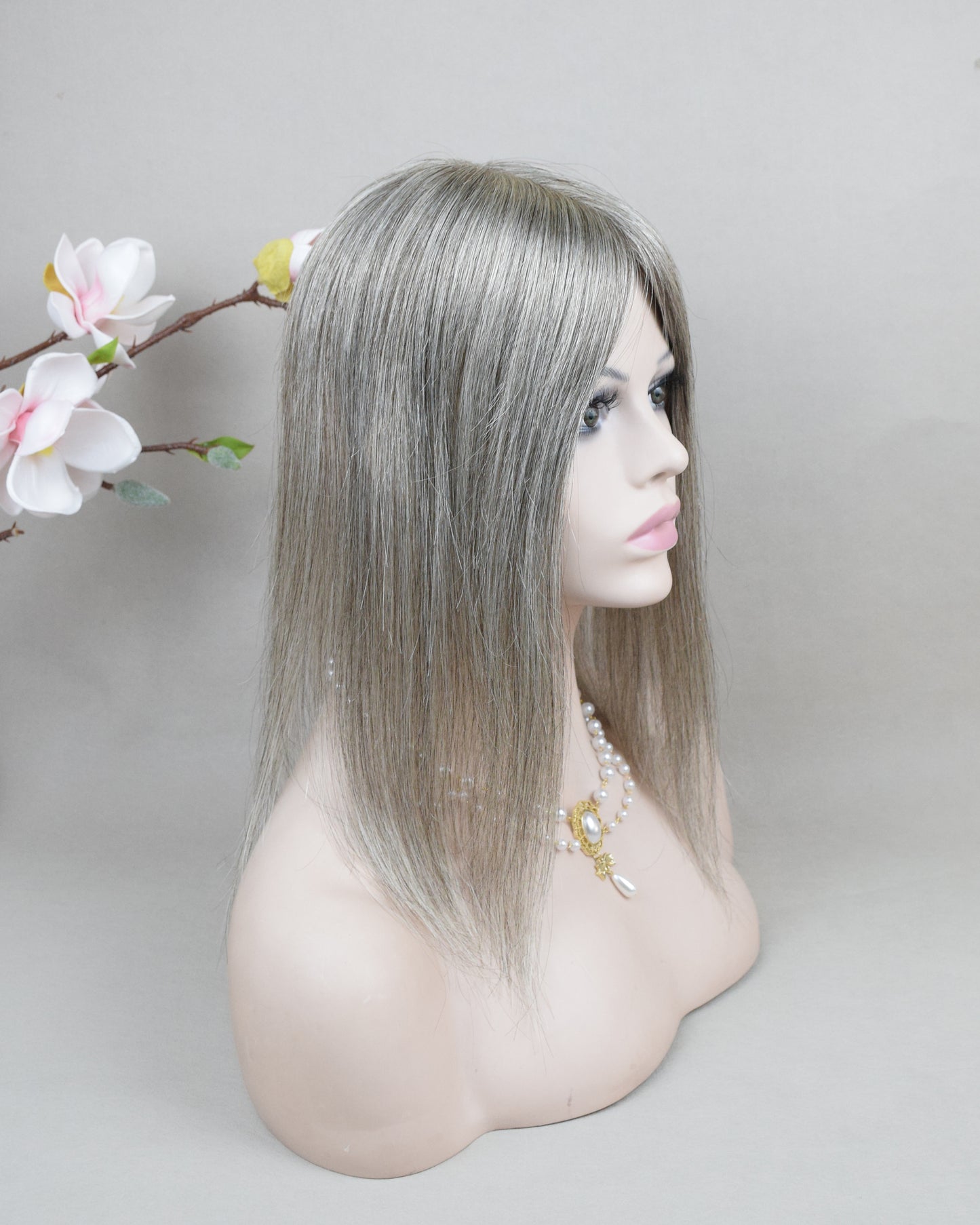 Auspiciouswig Custom Made Fine Mono Base Topper