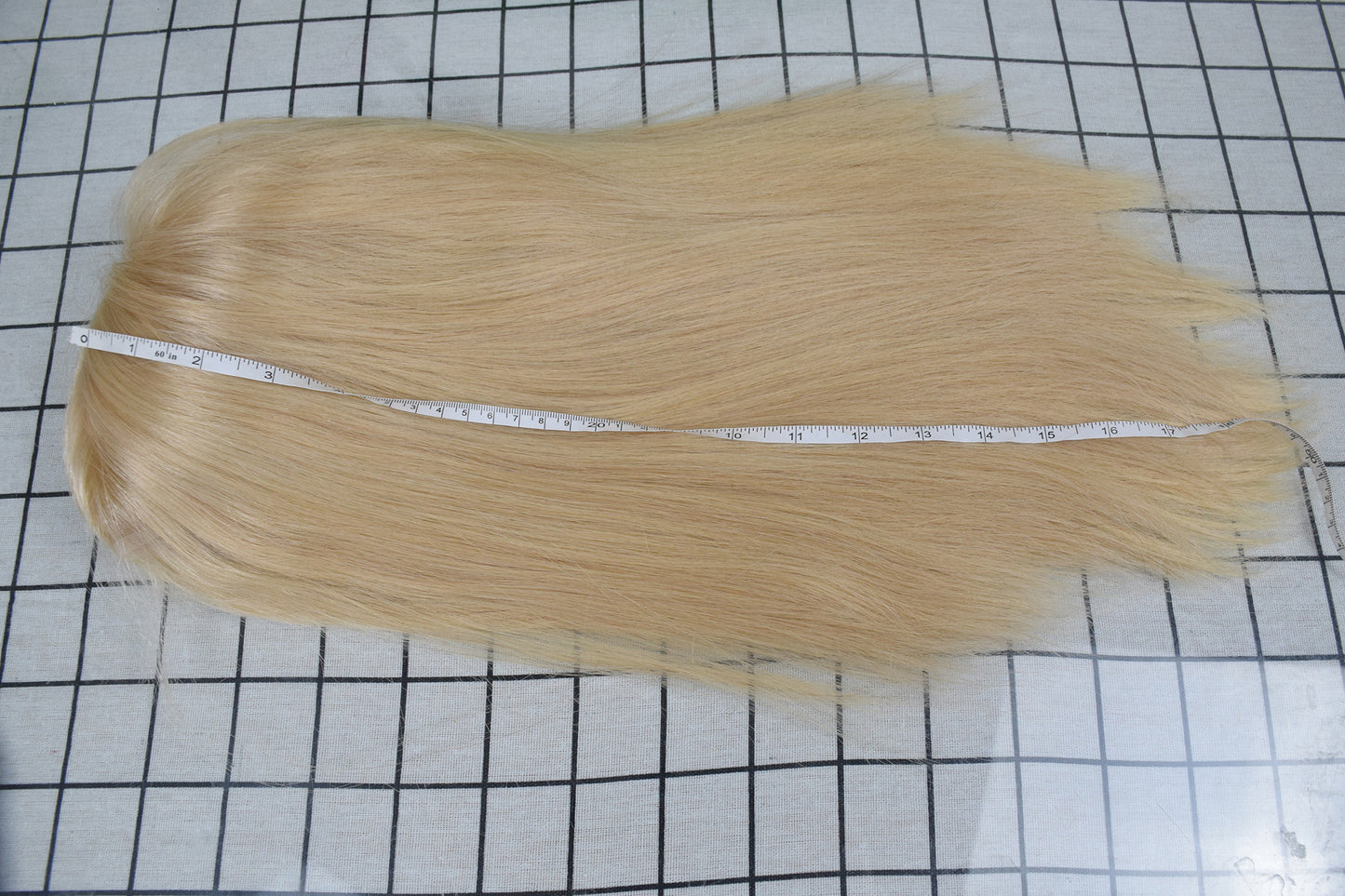 Auspiciouswig Blonde Human Virgin Hair Medical Wig Fine Mono Top Silicone PU Base Hairsystem For Women