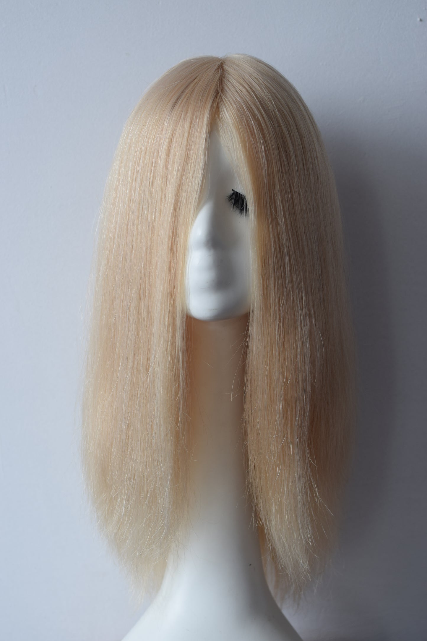 Auspiciouswig Blonde Straight Hair Jewish Wig Silk Skin Top Luxury Kosher Wigs Sheitel