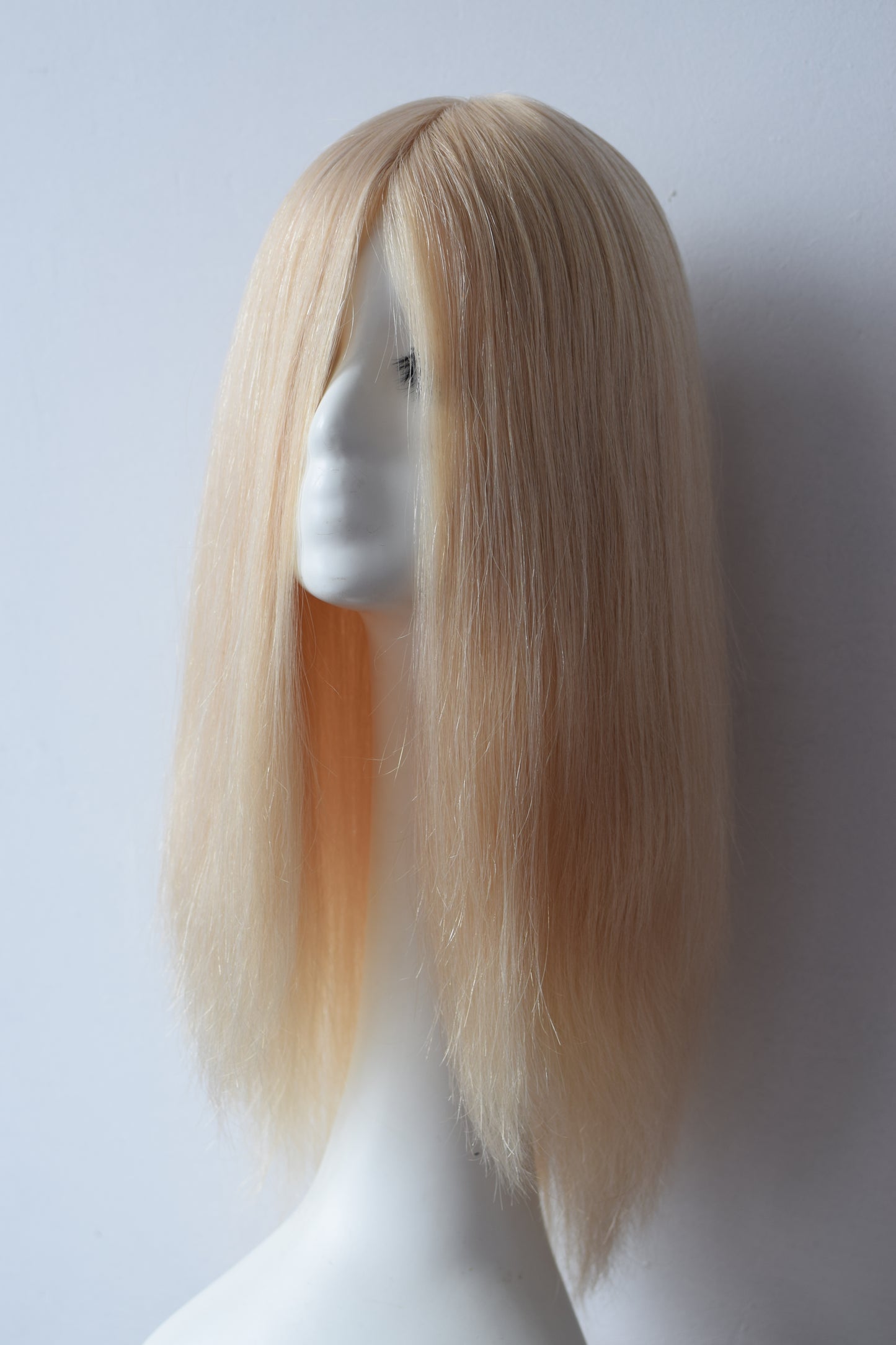Auspiciouswig Blonde Straight Hair Jewish Wig Silk Skin Top Luxury Kosher Wigs Sheitel