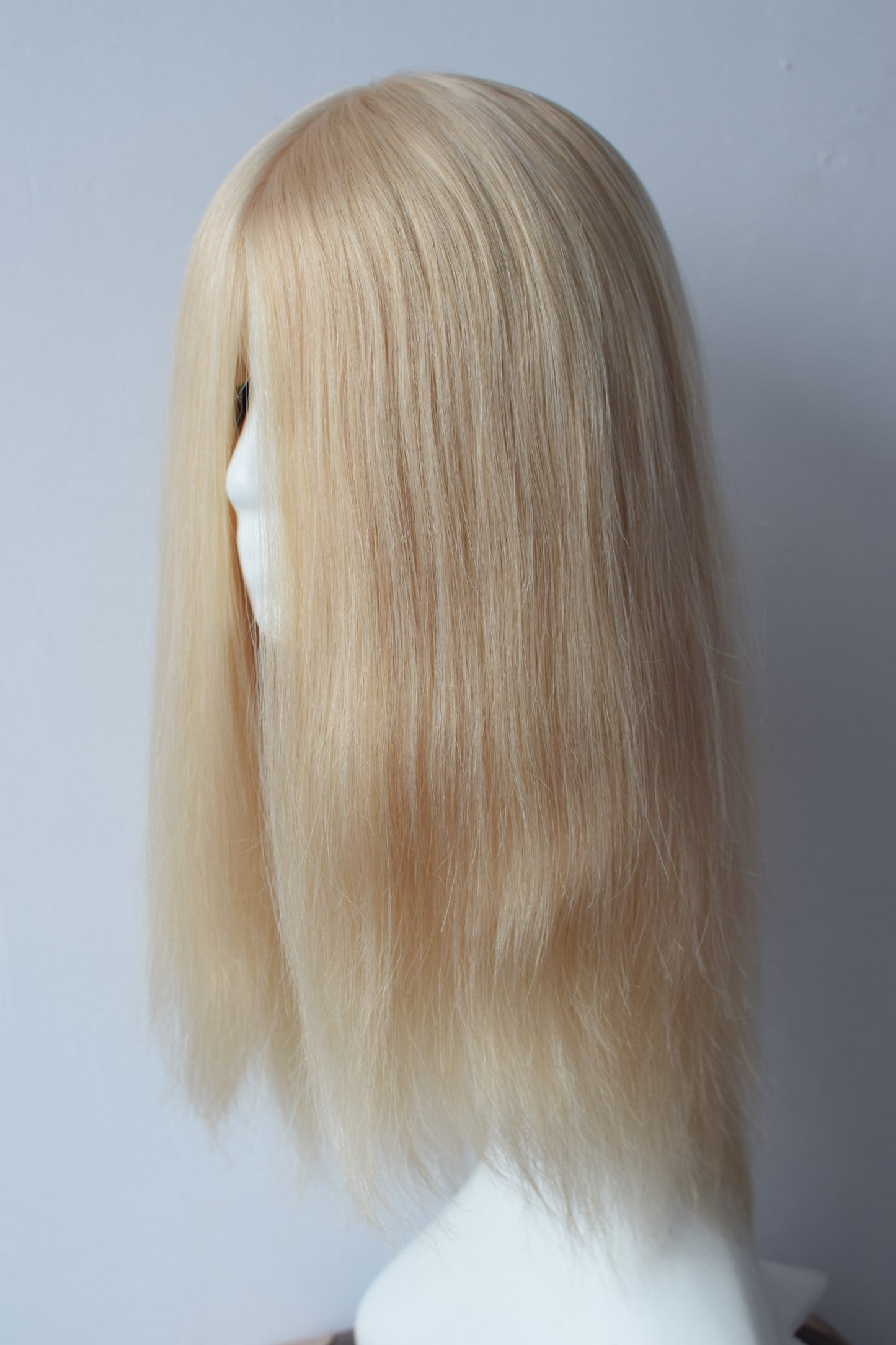 Auspiciouswig Blonde Straight Hair Jewish Wig Silk Skin Top Luxury Kosher Wigs Sheitel