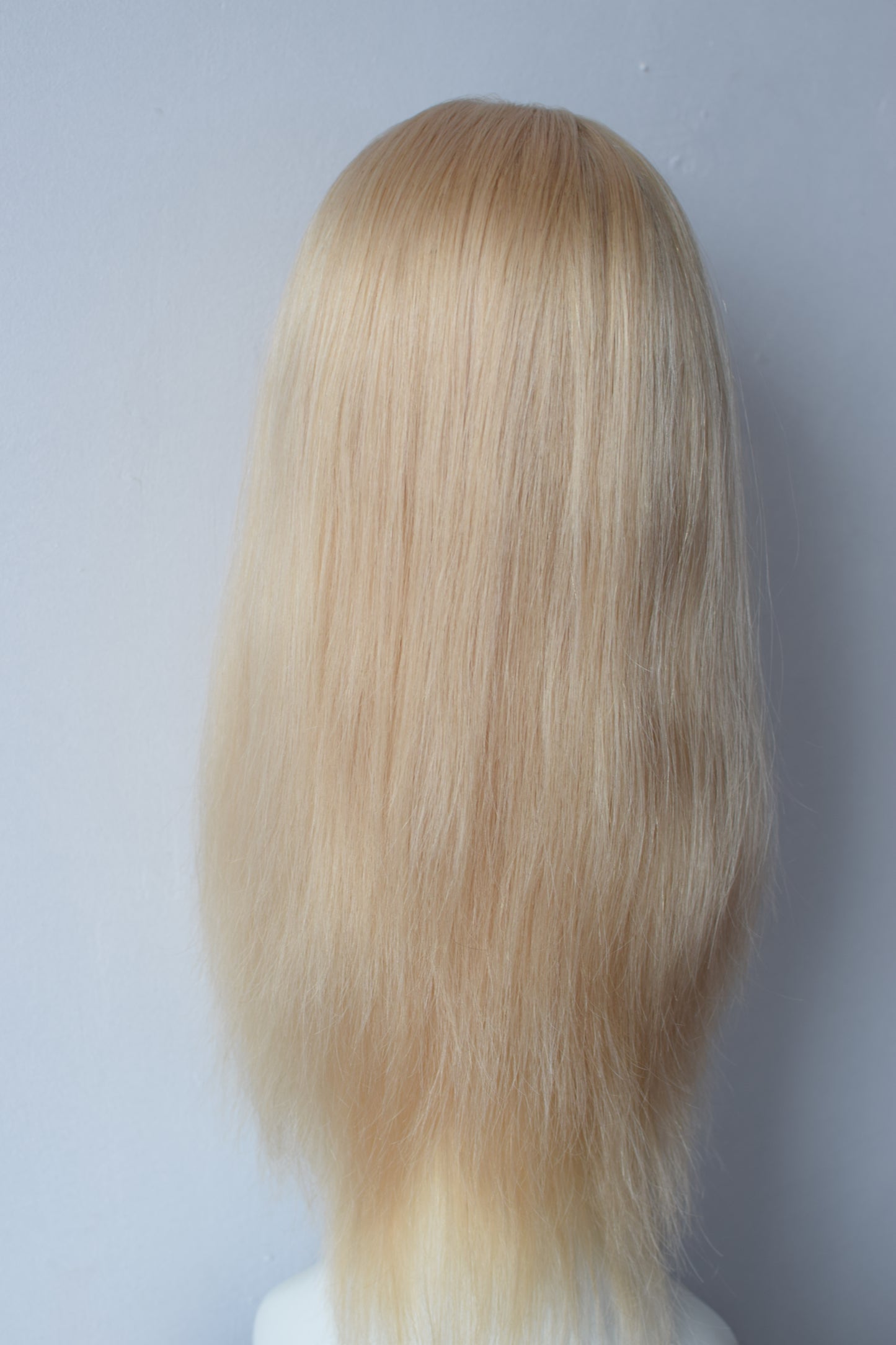 Auspiciouswig Blonde Straight Hair Jewish Wig Silk Skin Top Luxury Kosher Wigs Sheitel