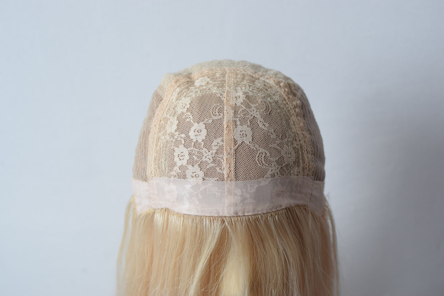 Auspiciouswig Blonde Straight Hair Jewish Wig Silk Skin Top Luxury Kosher Wigs Sheitel