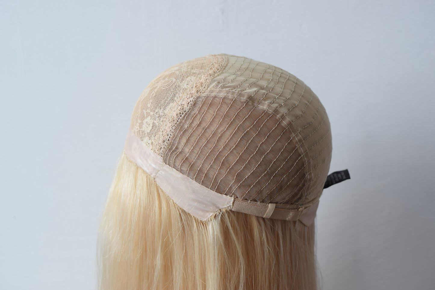 Auspiciouswig Blonde Straight Hair Jewish Wig Silk Skin Top Luxury Kosher Wigs Sheitel