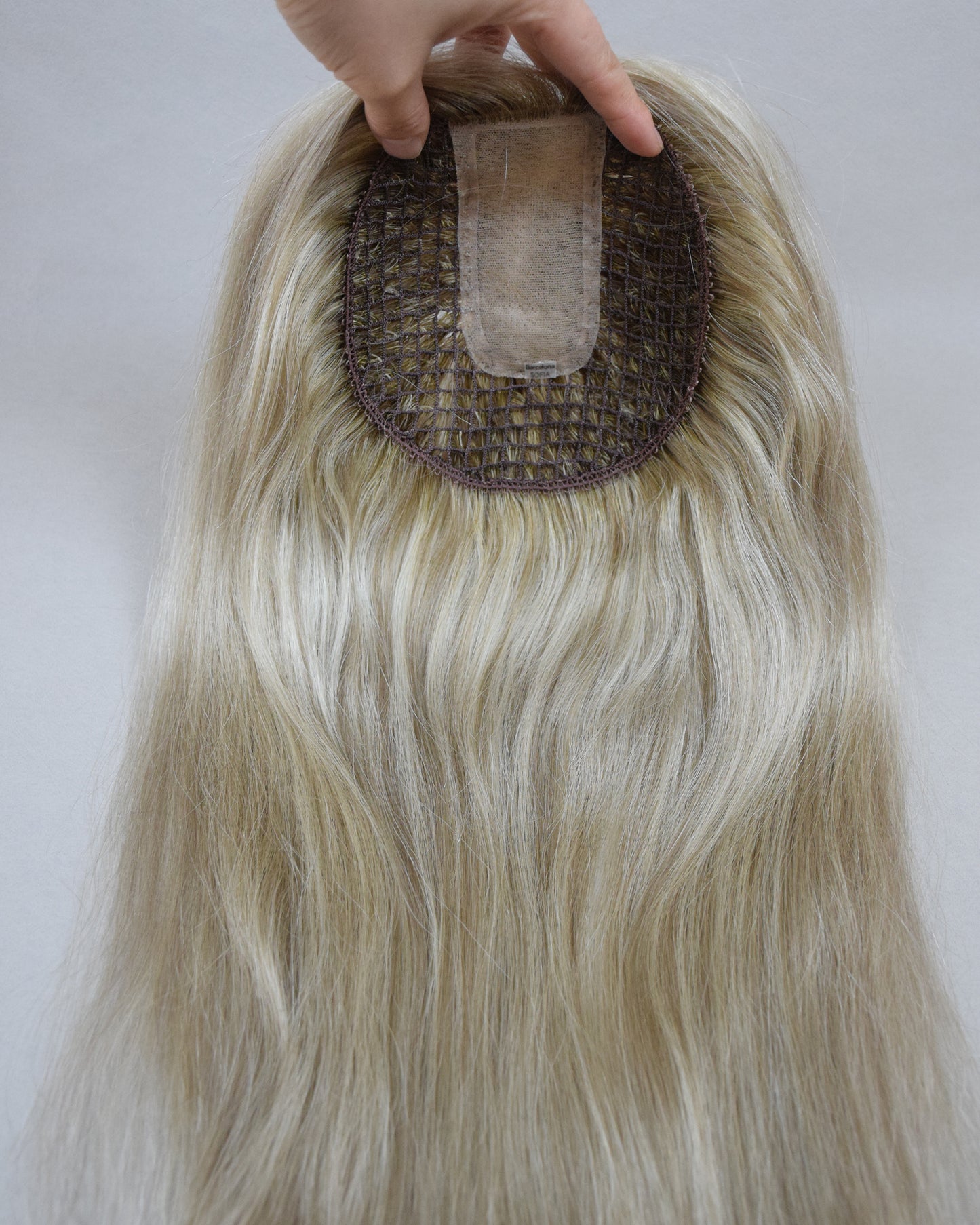 Auspiciouswig Breathable Fishnet Mesh Integration Hairsystem 14x15cm Fishnet Silk Skin Base Center Mesh Integrated Topper For Women Hair Volume