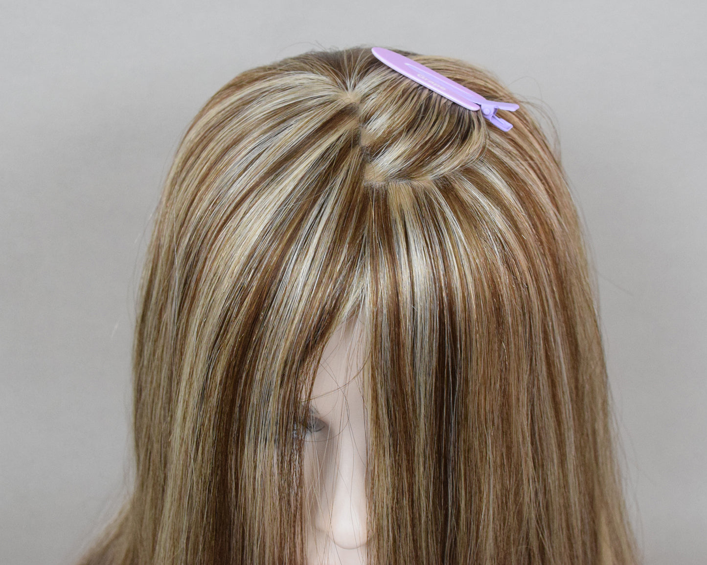 Auspiciouswig Jewish Wig Highlights Human Virgin Hair Silk Skin Top Kosher Wig Sheitel