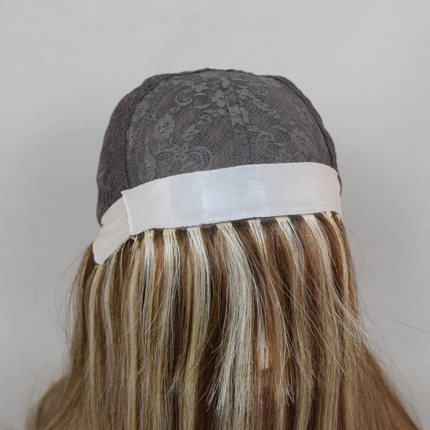 Auspiciouswig Jewish Wig Highlights Human Virgin Hair Silk Skin Top Kosher Wig Sheitel